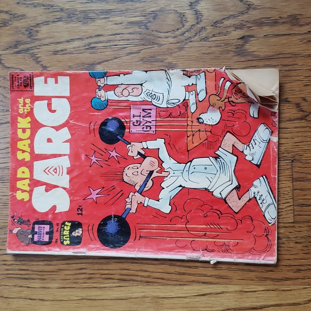 Vintage 60s Sad Sack And The Sarge Vol. 1 No. 41 Harvey Comics Comic Book